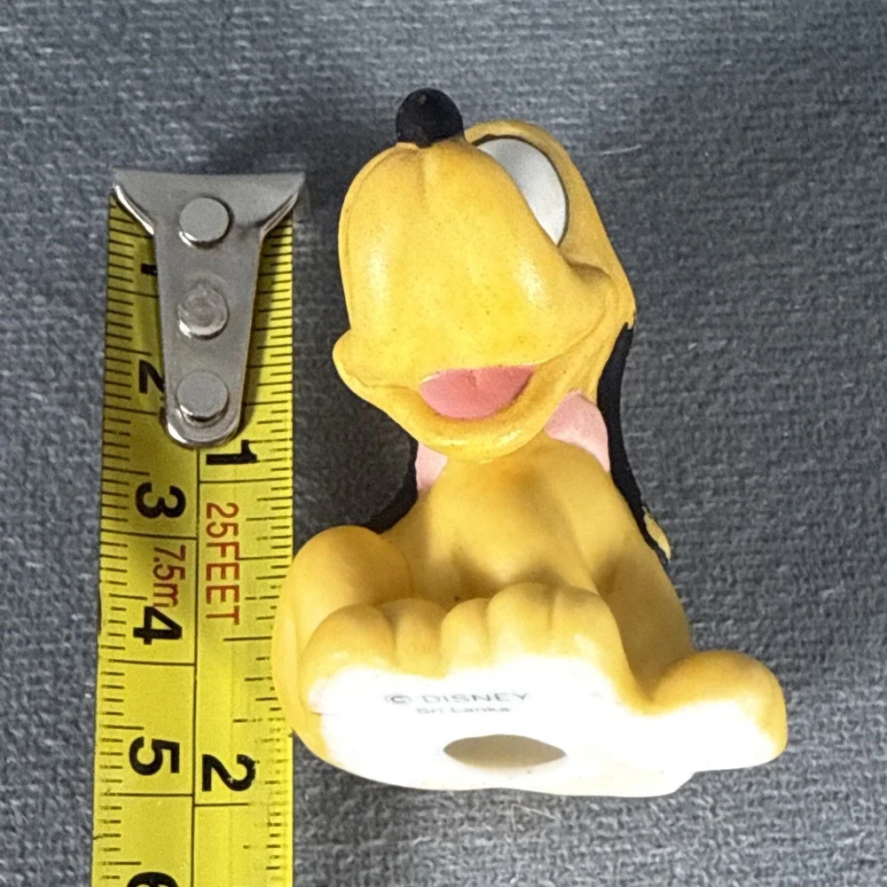 Vintage Disney Eeyore Pluto Tigger Baby Mini Ceramic Figurine Sri Lanka 2